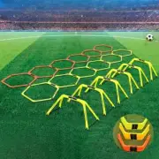 Training Rings Agility Football Ring Hexagon Soccer Footwork Ladder Exercising