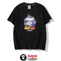 在飛比找蝦皮購物優惠-卡通漫畫圓領 By A Bathing Ape Aape T