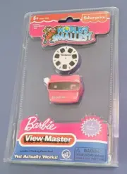 Fisher-Price World's Smallest Barbie view-master Reel & Viewer-Barbie Pink!
