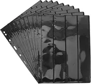 BCOATH PVC Stamp Holder Book 10 Sheets Stamp Collection Album Pages for Business Stamps Collectibles