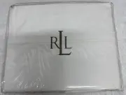Vintage RALPH LAUREN White Twin Flat Sheet 96” X 70” New