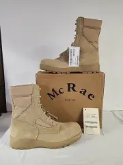 ARMY Hot Weather Combat Boots Size 13.5 N. TAN Vibram Sole NIB Never Worn. USA