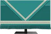 30" - 85" TV Cover Dust Proof with Pleated Hem Indoor Bedroom Living Room Decoration Television Dust Cover for Flatscreen Television, Smart TVs (Color : A, Size : 85 inch)