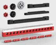 LEGO Rack Kit + Gears (technic,gear,steering,car,tooth,spur,machine,truck,pin)
