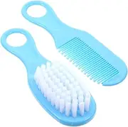 HOODANCOS 1Set Comb and Massage Brush Kit for Newborns Hair Care Durable Static Design Easy to Clean Safe for Scalp