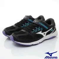 在飛比找momo購物網優惠-【MIZUNO 美津濃】休閒慢跑鞋(K1GA224071黑紫