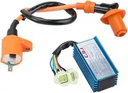 Vuzmode 6 Pin Ignition Coil Set Replacement, for GY6 50cc 60cc 80cc 125cc 150cc Go Kart ATV Scooter Go Kart Yerf Dog Engine Ignition Coil Pack