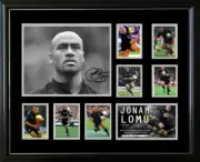 Jonah Lomu All Blacks Limited Edition Framed Memorabilia