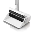Broom with Dustpan Combo Set,-Sweep Clean,Pet Hair Removal Broom with Self-Cl...