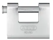 ABUS Mechanical - 92/80mm Monoblock Brass Body Shutter Padlock