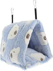 GANAZONO Hedgehog Hamster Warm Sleeping House Cozy Squirrel Resting Bed Soft Nest for Pets for Guinea Pigs Rats Ferrets Design