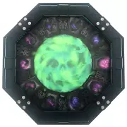 C4Labs 10″ x 10″ Octagon Dice Tray–Printed Vortex Skull - Options
