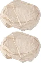 MUCKLILY 2pcs Sourdough Bread Sourdough Proofing Basket Bread Proofing Cloth Liner Cheese Wax Cannabutter Maker Bread Baker Tools Keeper Round Couch Baking Supplies Fermented Cloth Rattan