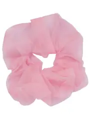 Valet Studio Paree Organza Scrunchie - Pink ONE SIZE