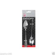 Chef Craft 2 pack GRAPEFRUIT SPOONS #21521 NEW!!