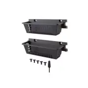 Suncast BMSBSKT2PK Shed Basket, Black, Plastic