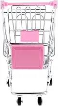 Homyl Mini Shopping Cart Trolley Toy Size M Pink
