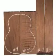 Bubinga Baritone Ukulele Guitar Back & Side Set - Quarter Sawn Kiln Dried