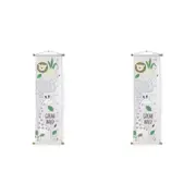 2x The Peanutshell 101cm Canvas Growth Hanging Chart Nursery Room Display Safari