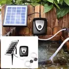 Pond Solar Oxygenator Air Pump Kit Pool Water Fish Oxygen Aerator 3 Modes