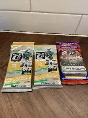 2020 Prizm + Optic Sealed Cello Packs. Burrow, Herbert, Tua, Jefferson Hunting