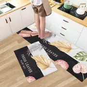 2Pcs Kitchen Floor Mat Non-Slip Rugs Home Decoration Rugs