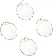 STOBAZA 4pcs Artistic Suncatcher Kit Unpainted Round Pendant Home Decor Wall Art for Window