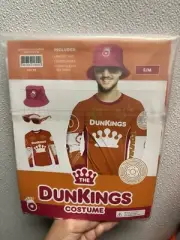 Dunkin’ THE DUNKINGS COSTUME New In Package S/M Size Available