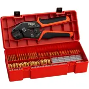 PEBA Open Terminal Connector Crimping Tool Kit, Crimper AWG 24-14 for 0.11", ...
