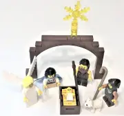 NATIVITY SET with STABLE Made of Building Toys w/ Assembly Instructions **NEW**