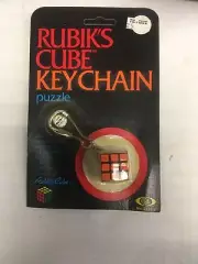 Rubik’s Cube Key Chain Puzzle Unpunched.