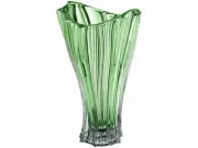 Vase 12 " Crystal Glass Green Bud Vase Home Decor Bohemia Crystal Flower Vase