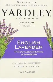 [Yardley] London Soap Bath Bar, English Lavender & Essential Oils, 8 Count