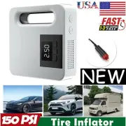 Portable car tire inflator 12v digital air pump compressor 150 PSI auto Electric