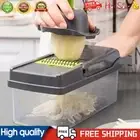 Vegetable Chopper Food Slicer with Hand Guard & Container Kitchen Gadgets