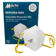 N95 Respirator Mask with NIOSH Approval - Box of 40 Pieces