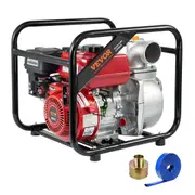 Gasoline Engine Water Pump Gas Powered Transfer Pump 80 mm 7HP 4-Stroke