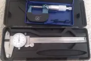 NEW 0-6" STAINLEES STEEL DIAL CALIPER & 0-1" MICROMETER