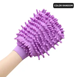 1PC Single-sided Car Wash Mitt Microfiber Soft Chenille Clea