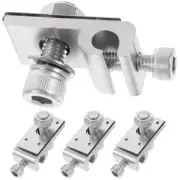 4 Pcs Solar Panel Grounding Clip Connector Cable Lug Kit Mounting System Clips