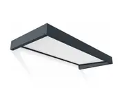CANOPIA - Sophia 1 x 2.2 Door and Porch Awning Dark Grey White Opal