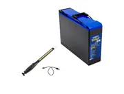 Kings 100AH Slim Lithium Battery + Rechargeable Lithium LED Worklight