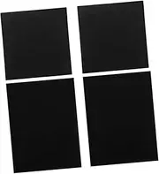 SEWACC 4pcs Sheets Packaging Lined Pearl Cotton Packing Supplies for Shipping Foam Inserts for Boxes Cushioning Materials of Cardboard Packing Materials of Cardboard Polyurethane Black