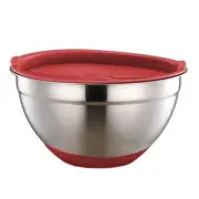 Easily Cleanable Stainless Steel Mixing Bowl with Innovative Grip Base