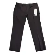 Calvin Klein Mens Jerome X Slim Fit Dress Pants Wine Black 40x30