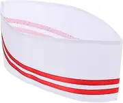 [GALPADA] Chef Hat Cooking Supplies Cooling Cap Bakers Hat Cooking Caps Waitress Hat Chopper Hat Unisex Kitchen Hats Chef Head Wrap Baker Hat for Women Chef Caps for Men Polyester Cloth Red