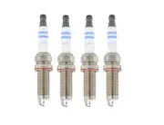 Set of 4 Spark Plugs BOSCH for JAGUAR E-Pace F-Type XE XF (for: Jaguar)
