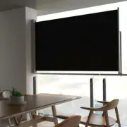 Retractable Patio Side Awning 140x300cm Outdoor Privacy Screen Black