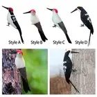 Simulation Woodpecker Scarecrow Gift Decorative for Home Garden Outdoor