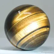 533g73mm Yellow Tiger Eye Sphere Large Crystal Ball Natural Quartz Healing Stone